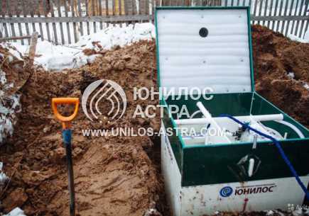 Монтаж септика Астра 3
